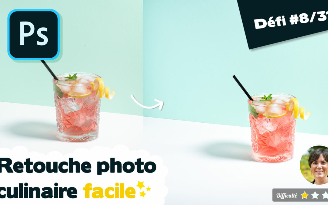 Retouche photo culinaire facile : exemple sur Photoshop